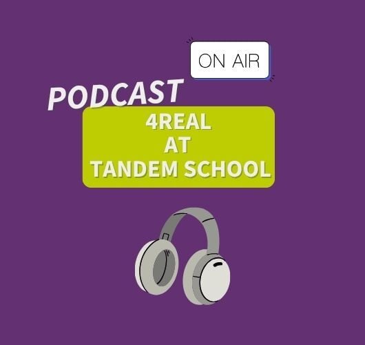 Podcast 4Real@Tandem School (900 x 900 px) (1)